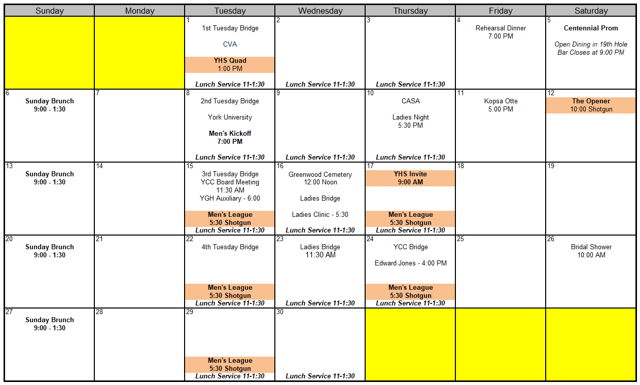 Calendar
